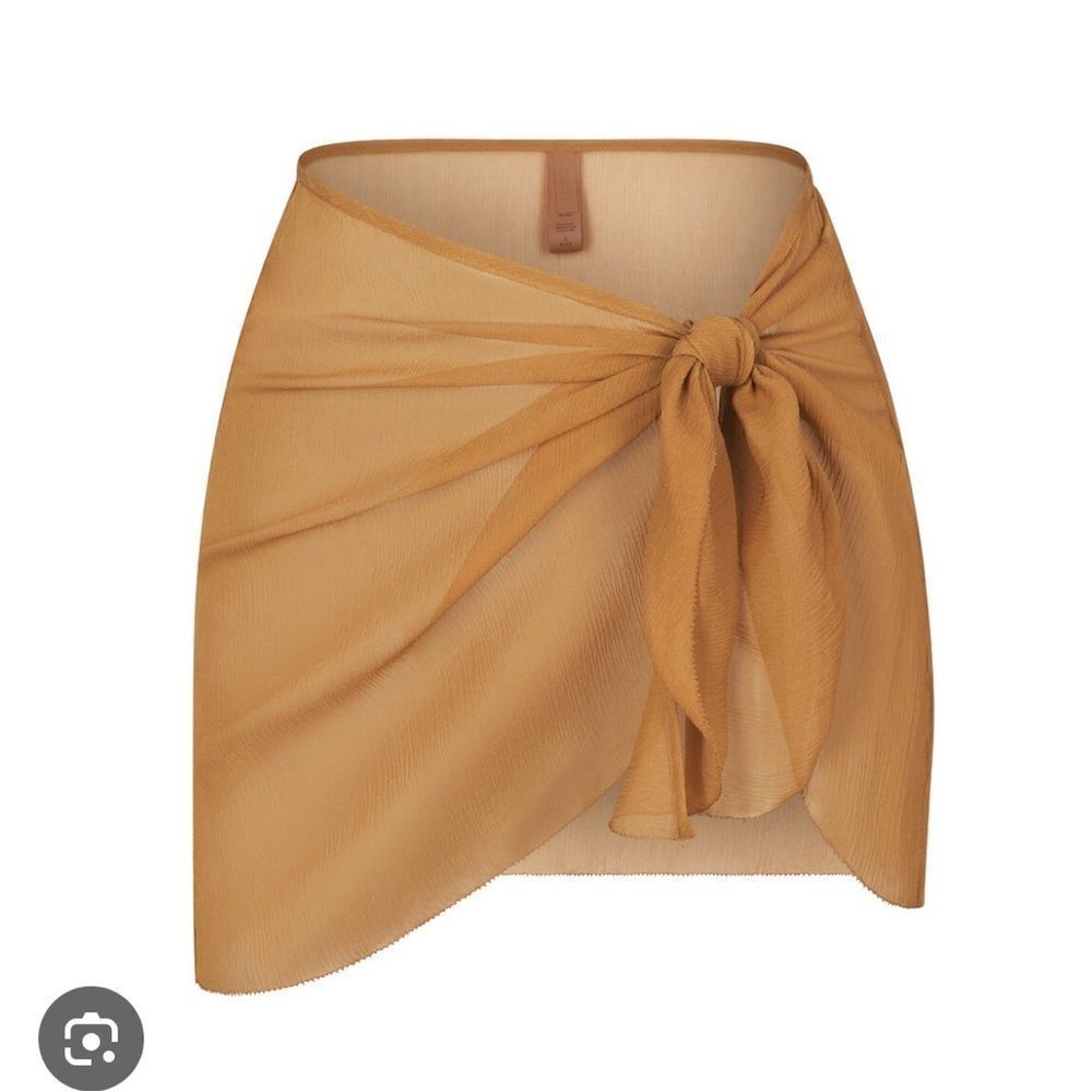 NWT crinkle silk coverup